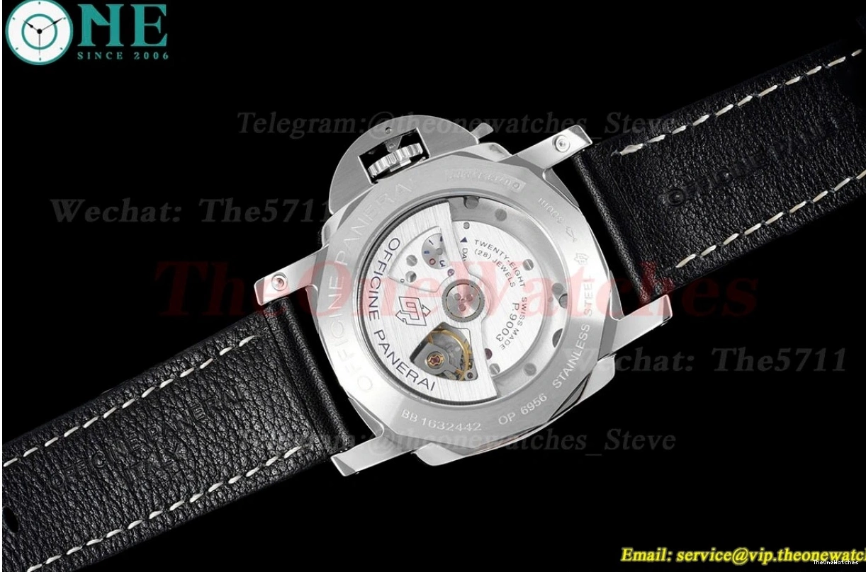 PAM531 VSF Black 44mm Super Clone Luminor Dial P9003 SS LE 0130